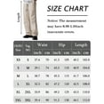 thumbnail image 7 of FEOYA Baggy Parachute Sweatpants Men Straight Vintage Track Pant Sport Skateboard Trousers Hip Hop Side Stripes Sweatpants Loose Y2K Streetwear with Drawstring 2XL Beige, 7 of 7