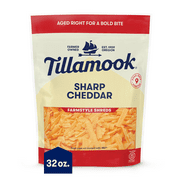 Tillamook Shredded Sharp Cheddar Cheese, 2 lbs