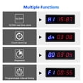 thumbnail image 2 of Fitness Training Gym Timer, Interval Timer Clock 2.3" Digits LED Down/Up Clock Stopwatch With Remote Control ,Easy to Use, 2 of 6