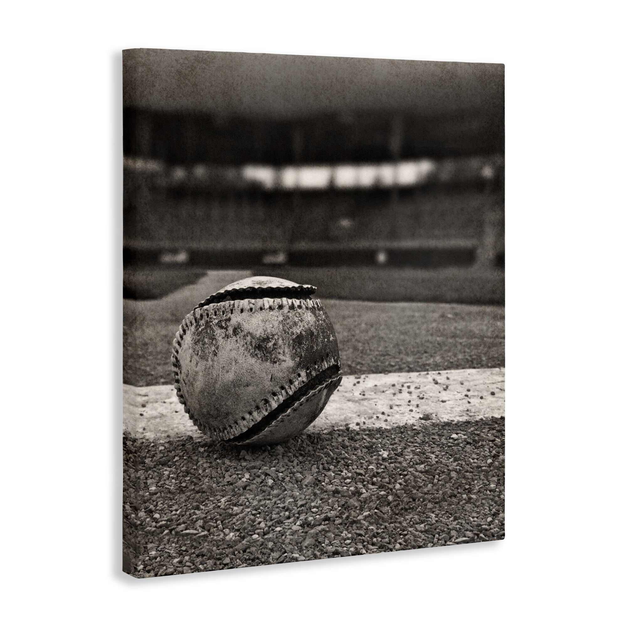Stupell Industries Vintage Sports Weathered Baseball Canvas Wall Art, design by Marcus Prime