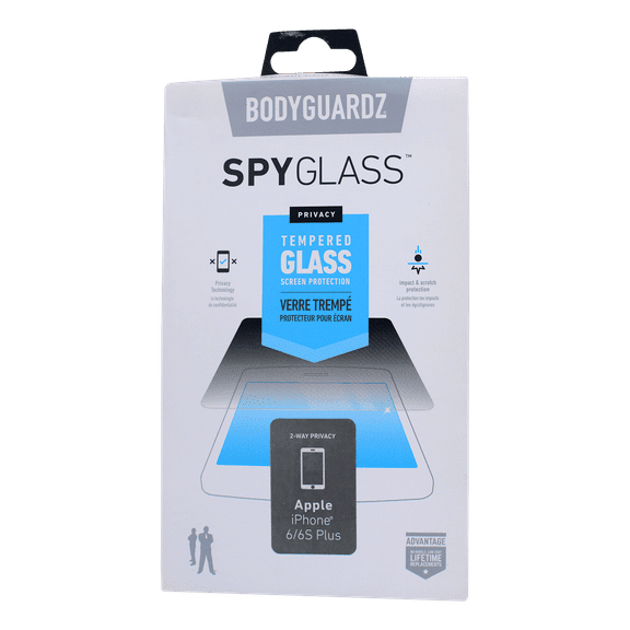 BodyGuardz - SpyGlass Privacy Screen Protector for iPhone 6, 6S, 7, 8 Plus