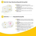 thumbnail image 6 of Medela Safe & Dry Ultra Thin Disposable Nursing Pads, Individually Wrapped, White, 120 Count, 6 of 7