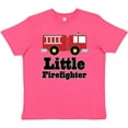 thumbnail image 3 of Inktastic Little Firefighter Fire Engine Youth T-Shirt, 3 of 5
