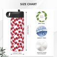 thumbnail image 4 of Fotbe Tulips Flowers Pattern 18oz Sports Insulated Kettle Stainless Steel Sports Insulated Kettle For Running Hiking Cycling Climbing Man'S Woman'S Water Bottle, 4 of 8