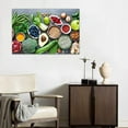 thumbnail image 2 of Kitchen Canvas Wall Art Fruit and Vegetable Ingredients Picture Dining Room Canvas Painting for Home Wall Decor, Vegetable Framed Artwork for Kitchen Restaurant Decoration Ready to Hang (12"Hx18"W), 2 of 6