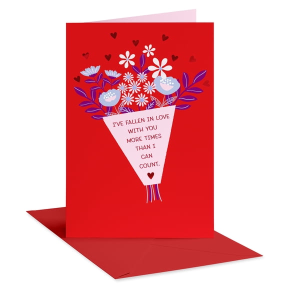 American Greetings Romantic Valentine's Day Card for Her (Floral Love)