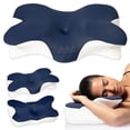 thumbnail image 1 of Almohada Cervical Ortopedica de Memory Foam Almohadas Cervicales Ortopédicas para Dormir Soporte Ergonómico Hipoalergenica, 1 of 7