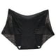 thumbnail image 4 of Gibobby Ropa Interior con Entrenamiento Ropa interior de mujer Encaje Cintura media Bragas sin costuras Calzoncillos de algodón de encaje cómodos de seda(Negro， L), 4 of 4