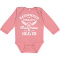 thumbnail image 3 of Inktastic Handpicked for Earth by My Mawmaw in Heaven with Angel Wings Boys or Girls Long Sleeve Baby Bodysuit, 3 of 5
