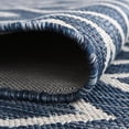 thumbnail image 5 of Rugs.com Jill Zarin Outdoor Collection Rug – 7' 10 Square Blue Flatweave Rug Perfect For Living Rooms, Kitchens, Entryways, 5 of 9