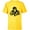 Yellow, variant on Rise of the Planet of the Apes Monochrome Caesar Glare - Short Sleeve T-Shirt for Kids - Customized-White