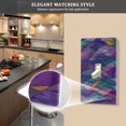 thumbnail image 5 of Yayeee Duplex Wall Plate 1-Gang 4.5"x2.7" Home Receptacle Light Switch Decorative Outlet Cover, Purple Waves Pattern, 5 of 7