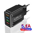 thumbnail image 2 of Cargador rápido USB 5.1A Carga rápida 4.0 3.0 Pared universal 4 puertos Carga rápida para iPhone 12 X Cargadores de teléfonos móviles Samsung Tan Jianjun  unisex, 2 of 2