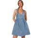 thumbnail image 1 of WILLBEST Vestido De Verano Para Mujer, Vestido Camisero Sin Mangas Para Mujer, Vestido Informal Holgado De Verano Con Cuello En V, Vestido Mini Para Playa, 1 of 3