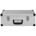 thumbnail image 3 of vidaXL Valise à Outils 46x33x16 cm Aluminium Argenté, 3 of 5