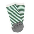 thumbnail image 4 of Moda Mujer Suave Longitud de La Pantorrilla Calcetines de Rayas Invierno Cálido Estilo 2, 4 of 8