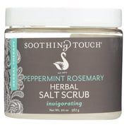 Soothing Touch AY59344 Soothing Touch Salt Scrub Peppermint Rosemary, 20 Oz