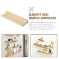 thumbnail image 3 of SHISUYAN Khaki Wall Rack for Home Use Strong Load-bearing Ability Synthetic Material 7.9 Inches, 3 of 8