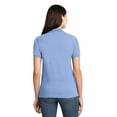 thumbnail image 2 of Port Authority Ladies Heavyweight Cotton Pique Polo-4XL (Light Blue), 2 of 6