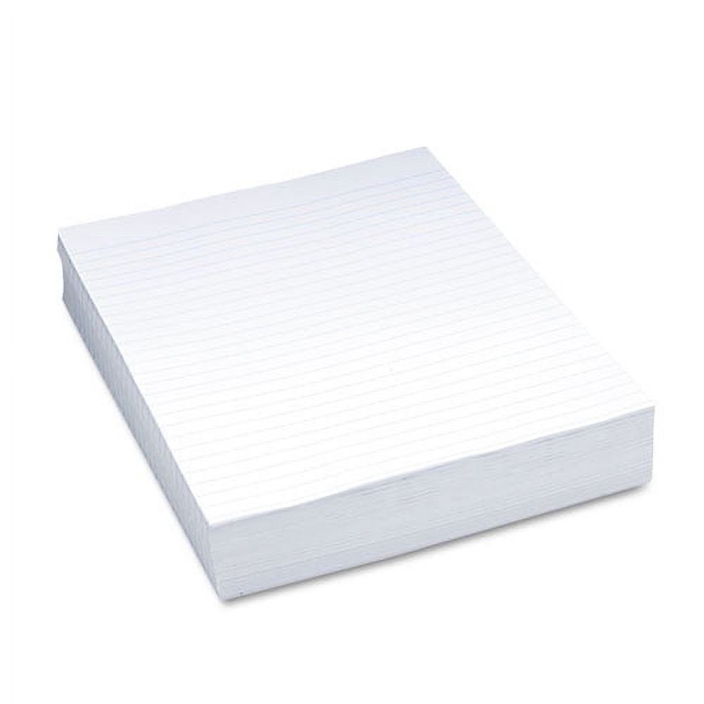 Composition Paper, 8.5 X 11, Wide/legal Rule, 500/pack | Bundle of 5 Packs