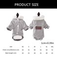 thumbnail image 5 of Puppy Coat for Small Medium Large Dogs Thick Coat Clothes Outfit for Pet, 5 of 12