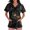 Gray_007, variant on Women Halloween Scrubs Shirts Pumpkin Printed Casual Soft Stretchy Short Sleeve V Neck Tee Shirts Breathable Nurse Uniforms Top with Pocket Gray XL
