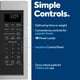 thumbnail image 5 of GE GCST09U1WSS Horno microondas para encimera, conectividad WiFi de escaneo para cocinar, 900 vatios, elementos esenciales para el hogar y la cocina inteligentes, tecnología de bloqueo para niños 0.9, 5 of 5
