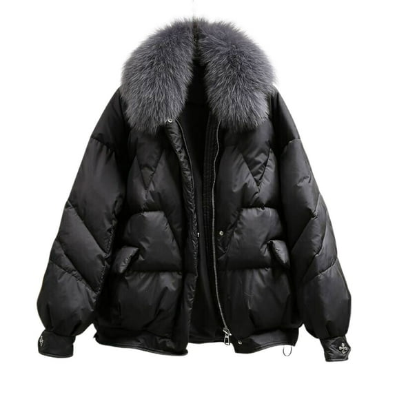 BLVB Winter Coats for Women Trendy Puffer Jacket Womens Lightweight Warm Down Jackets Outwear with Pockets