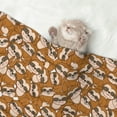 thumbnail image 2 of Yiaed Monkey Sloth Print Dog Blankets-Cat Blanket Washable for Couch Protection,Puppy Blanket, Soft Plush Reversible Throw Furniture Protector-Small, 2 of 8