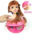 Kids Dolls Styling Head Makeup Comb Hair Toy Doll Set Pretend Play Princess Dressing Play Toys