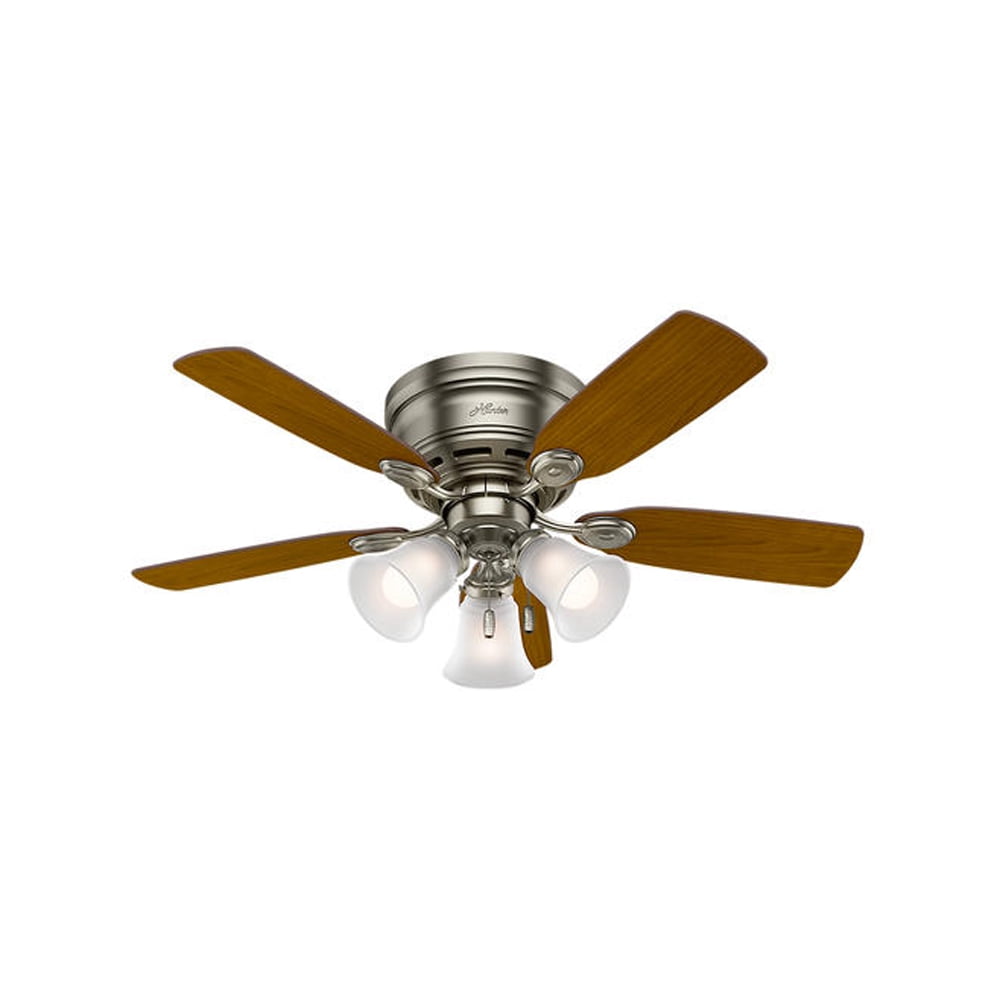 Hunter 51046 Low Profile Plus 42 Inch 5 Blade Quiet Ceiling Fan w