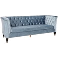 thumbnail image 1 of ACME Honor Sofa - 52785 - Blue-Gray Velvet, 1 of 5