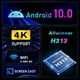 thumbnail image 2 of CALIENTE 2024 Mortal T1 Smart Home Theatre TV Box Bluetooth Asistente de Google Android10 Allwinner H313 Dual 2.4G y 5G Wifi 4K HDR10, 2 of 5