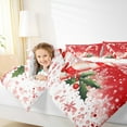 thumbnail image 4 of Feelyou Christmas Candy Teens Queen Comforter Set, Winter Snowflake Bedding Sets, Merry Christmas Reversible Bedding Comforter Set, Microfiber Bedroom Decor,3 Pieces, 4 of 8