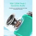 thumbnail image 2 of Altavoz Bluetooth CHIFENCHY PulseSound Teal con luces IPX5, 2 of 8