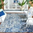 thumbnail image 2 of SAFAVIEH Courtyard Taegan Floral Indoor/Outdoor Area Rug, Navy/Grey, 6'7" x 9'6", 2 of 10