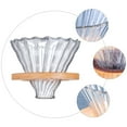 thumbnail image 2 of UPGRATOR Transparent Glass Coffee Strainer for Kitchen Use Durable Reusable Quality Material, 2 of 6