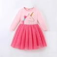 thumbnail image 6 of ATAIKU Toddler Girls' Long-Sleeve Dress Princess Tutu Tulle Dress Xmas - Unicorn, 6 of 9
