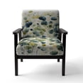 thumbnail image 4 of Designart « Blue Green Botanical gracefulness » Fauteuil d'Appoint Rembourré Abstrait Bleu - Fauteuil Moderne pour Chambre, 4 of 7