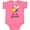 Hot Pink, variant on Inktastic I'm the Queen Cute Queen Bee Boys or Girls Baby Bodysuit