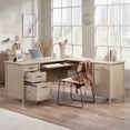 thumbnail image 2 of Sauder Whitaker Point Engineered Wood L-Desk in Natural Maple Finish, 2 of 13