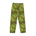 thumbnail image 3 of Vsdgher Carrot Eggplant Print Mens Pajama Pants Sleep & Lounge Pants, PJ Bottoms With elastic waistb and Pockets, 3 of 5