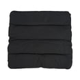 thumbnail image 2 of Cojín para silla de playa para adultos, para muebles de exterior, sillas, cojín de soporte para la espalda Negro 103cmx91cm, 2 of 9