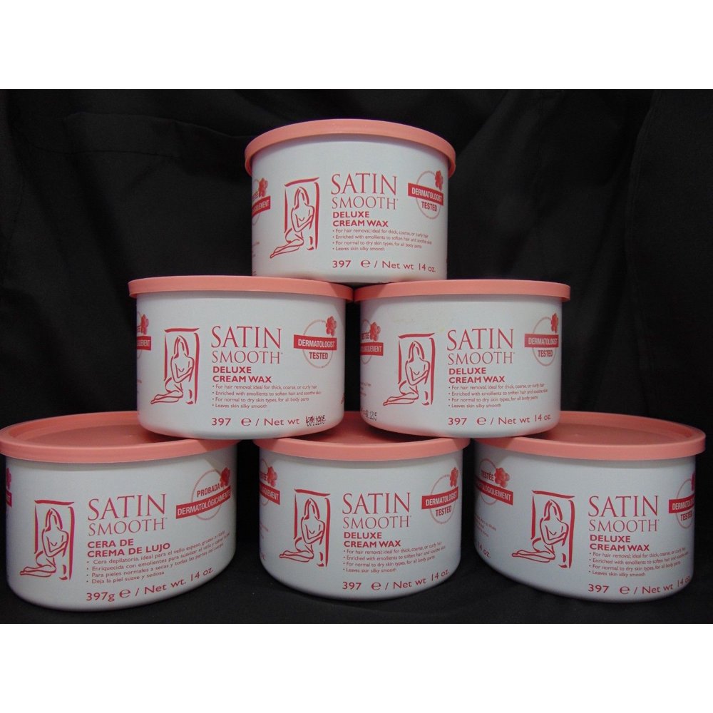 Satin Smooth Satin Smooth Deluxe Cream Wax 14 oz (Pack of 6