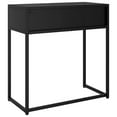 thumbnail image 3 of vidaXL Table Console Noire 72x35x75 cm Acier, 3 of 5