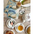 thumbnail image 4 of Blue Coastal Starfish Kitchen Dish Towels for Drying Dishes Set of 2, Vintage Beige Nautical Coral Summer Waffle Weave Microfiber Hand Tea Bathroom Towels Quick Dry & Absorbent Towel 15.7x23.6, 4 of 7