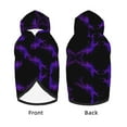 thumbnail image 2 of Dog Hoodie Pet Clothes Black Purple Abstract Sweater Sweatshirts Pullover Coat for Large Medium Dogs X-Large, 2 of 7