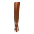 thumbnail image 3 of STEVE MADDEN Womens Brown Cushioned Pointed Toe Block Heel Leather Dress Heeled Boots 8.5 M, 3 of 4