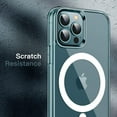 thumbnail image 7 of JETech Magnetic Case for iPhone 12 Pro Max 6.7-Inch Compatible with MagSafe Wireless Charging, Shockproof Phone Bumper Cover, Anti-Scratch Clear Back (Pacific Blue), 7 of 7