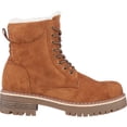thumbnail image 2 of GC Shoes Womens Combat Boots, Lace Up Wide Calf Boots, Faux Fur Lined Riding, Work & Fashion Ankle Booties, Camila/Tan/6.5, 2 of 5
